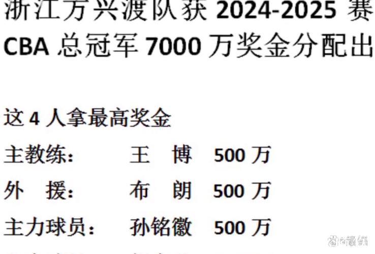 在CBA夺得总冠军 要花多少钱